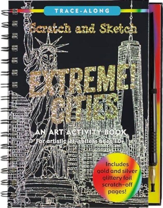 

Scratch And Sketch Extreme Cities Trace Along, Hardcover by Peter Pauper Press Inc