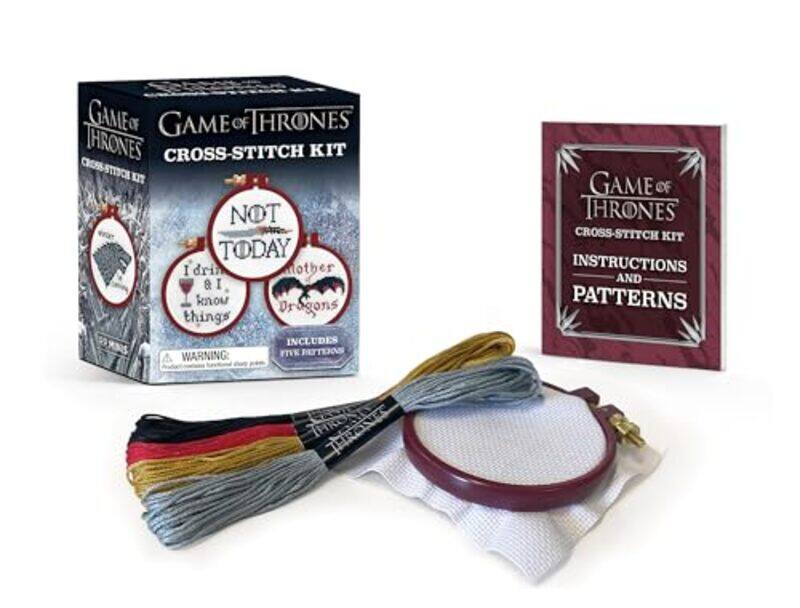 

Game of Thrones Cross-Stitch Kit by Running Press -Other Book Format