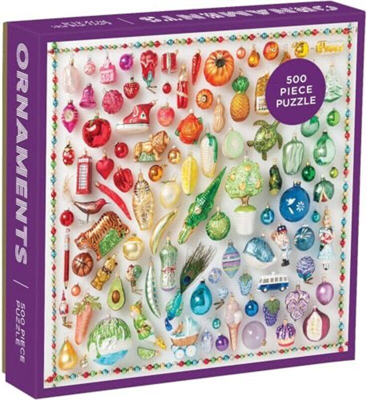 

Rainbox Ornaments 500 Pc Puzzle By Ream Julie - Hardcover
