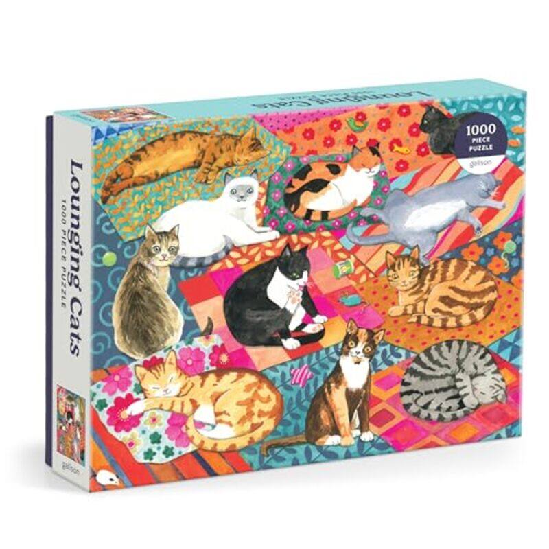 

Lounging Cats 1000Pc Puzzle By Kolesay Alison - Hardcover