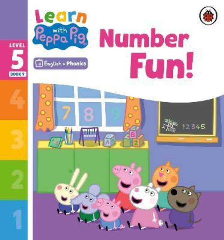 

Learn with Peppa Phonics Level 5 Book 9 - Number Fun! (Phonics Reader)