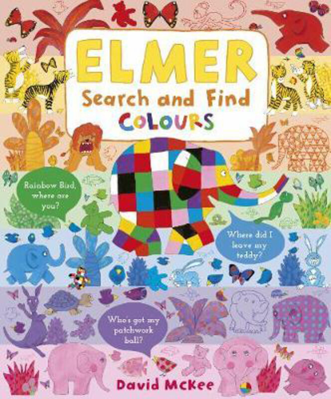 

Elmer Search and Find Colours, Board Book Book, By: David McKee