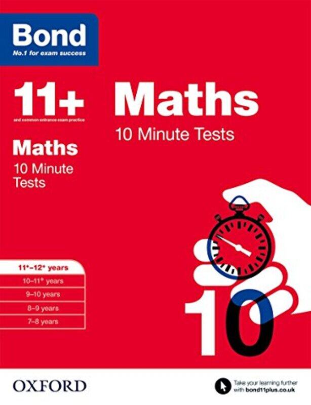 

Bond 11 Maths 10 Minute Tests by Sarah LindsayBond 11+-Paperback