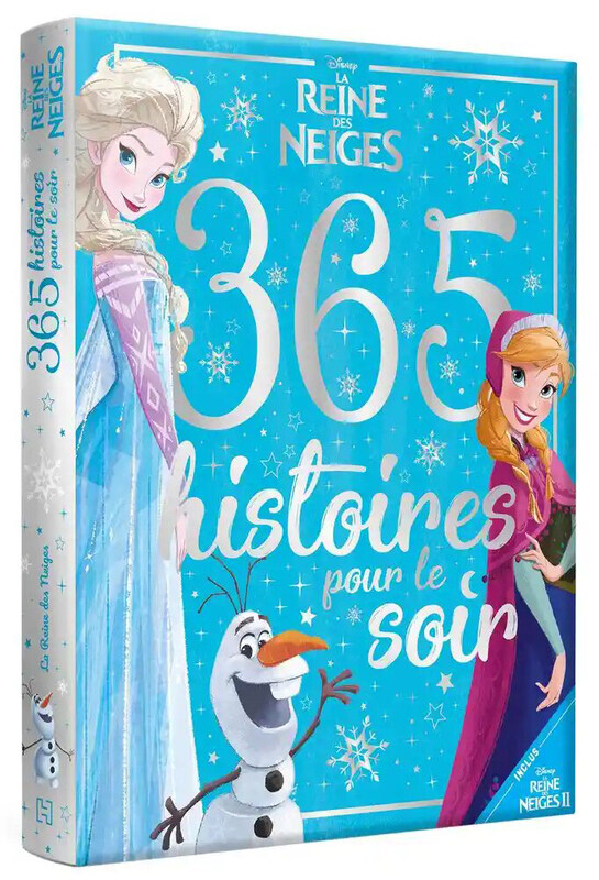 

La Reine Des Neiges, 365 Stories for The Night, Disney, Hardcover Book, By: Emmanuelle Causse