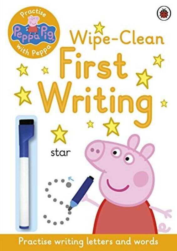 

Peppa Pig: Practise with Peppa: Wipe-Clean First Writing, Paperback Book, By: Howard Hughes