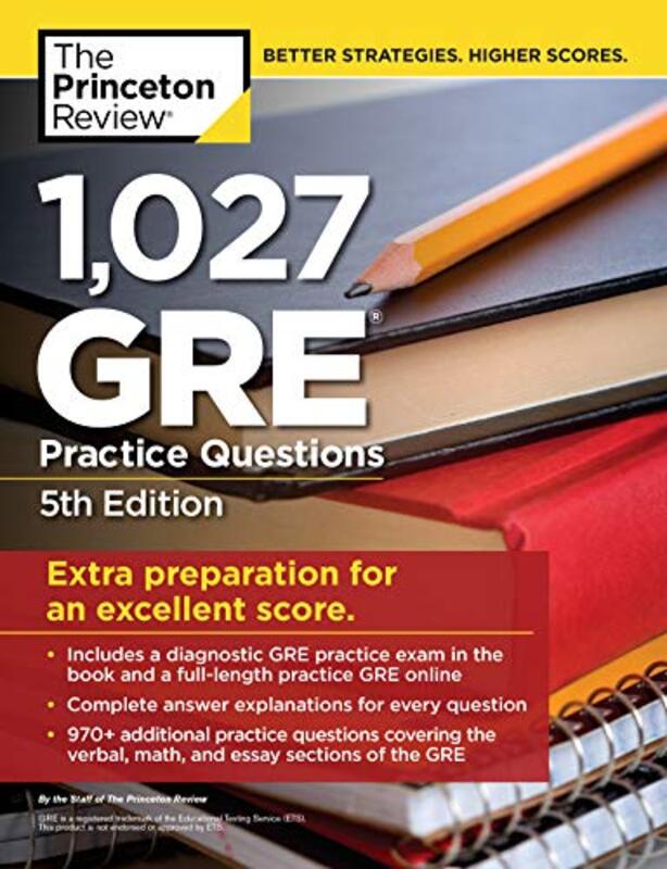 1,027 GRE Practice Questions: GRE Prep for an Excellent Score,Paperback,By:Princeton Review
