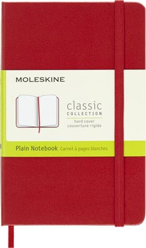 

Moleskine Pocket Plain Hardcover Notebook Red By Moleskine - Paperback