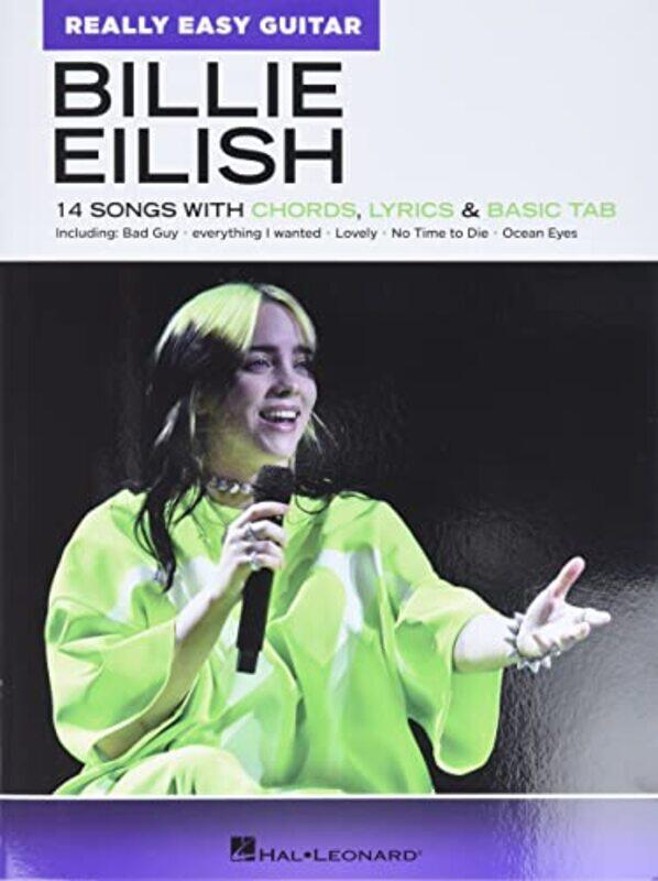 

Billie Eilish Really Easy Guitar Series 14 Songs With Chords Lyrics And Basic Tab, Paperback by Eilish, Billie