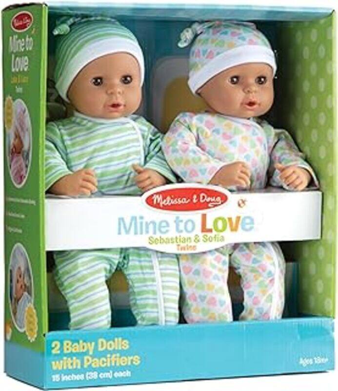 

Mine to Love Sebastian and Sofia Twins Hispanic by Melissa and Doug Paperback