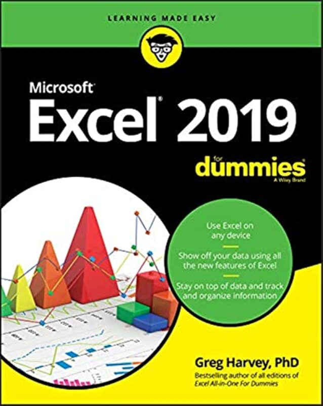 Excel 2019 For Dummies by Greg Harvey-Paperback