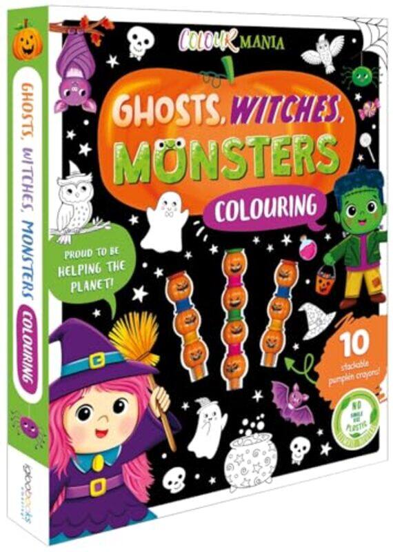 

Ghosts Witches Monsters Colouring by Igloo Books-Paperback