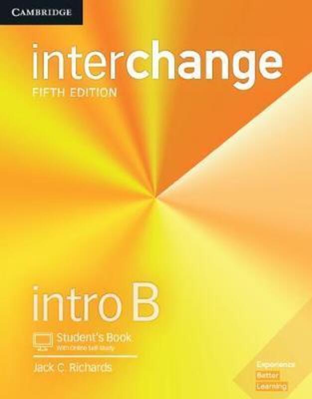 Interchange Intro B Student's Book with Online Self-Study, Paperback Book, By: Jack C. Richards