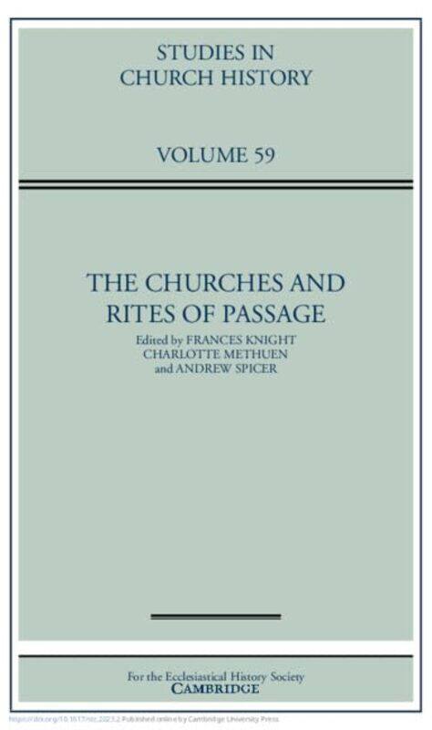 

The Churches and Rites of Passage Volume 59 by Meg Gaertner-Hardcover