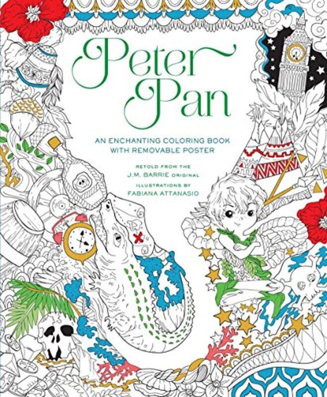 

Peter Pan Coloring Book By Attanasio, Fabiana Paperback