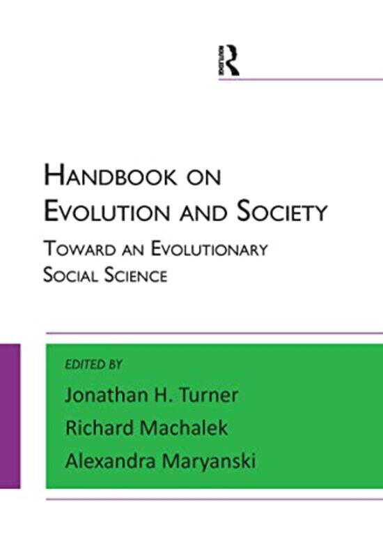 

Handbook on Evolution and Society by Janet GoddardJemima Schlee-Paperback