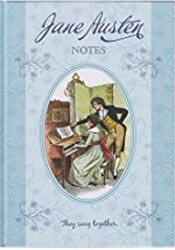 A4 CASED NOTEBOOK WTH BELLYBAND IN CDU - JANE AUSTEN BLUE, Hardcover Book, By: Robert Frederick