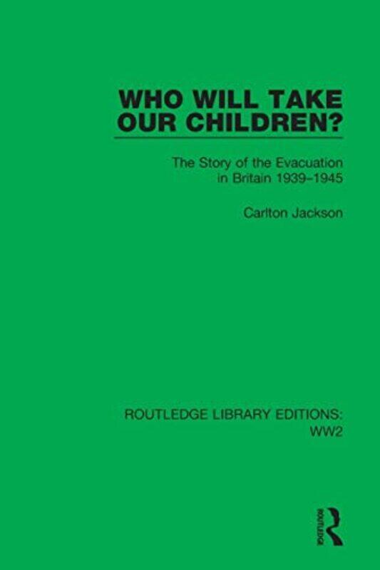 

Who Will Take Our Children Paperback by Carlton Jackson