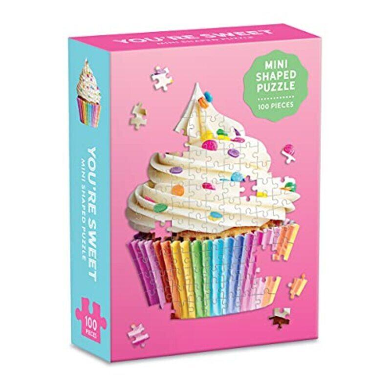 

Puz 100 Shaped Mini Sweet Cupcake By Galison Paperback