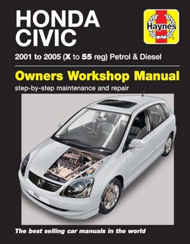 

Honda Civic Petrol & Diesel 01 05 Haynes Repair Manual by Graham HaughtonIain White-Paperback