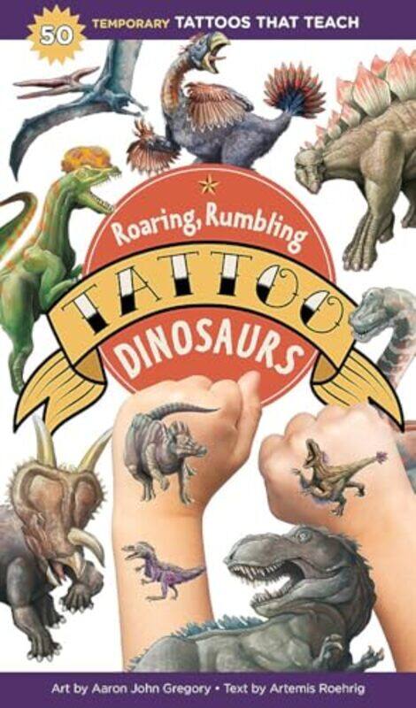 

Roaring Rumbling Tattoo Dinosaurs by Chris Bathgate-Paperback