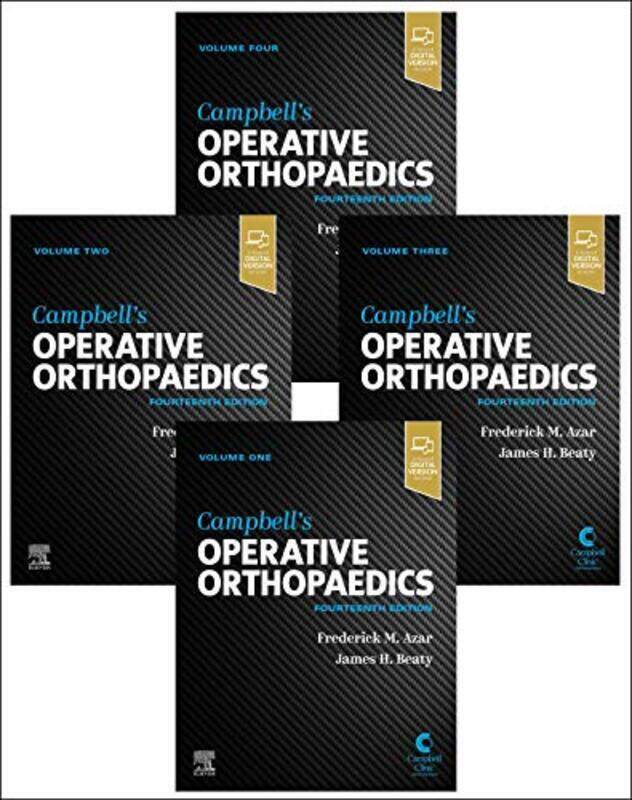 

Campbell's Operative Orthopaedics, 4-Volume Set,Paperback,By:Frederick M Azar, MD