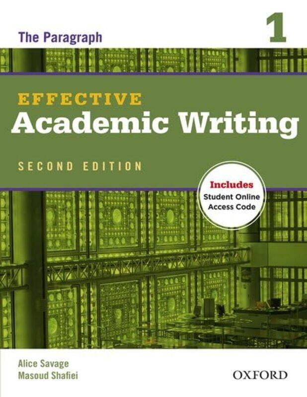 

Effective Academic Writing Second Edition 1 Student Book By Oxford University Press -Paperback