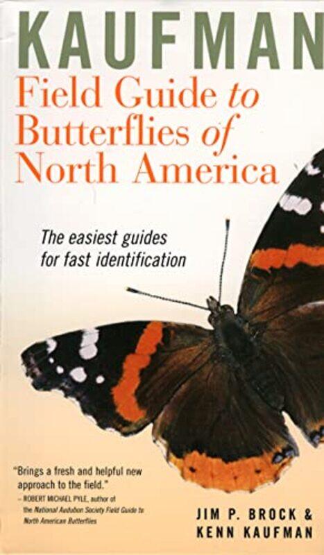 

Kaufman Field Guide To Butterflies Of North America by Jim P BrockKenn Kaufman-Hardcover