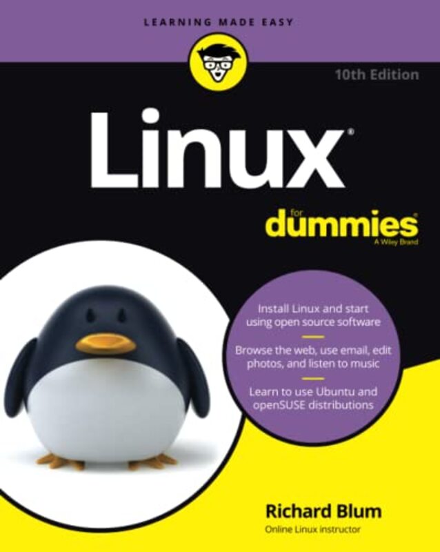Linux For Dummies,Paperback by Blum, Richard