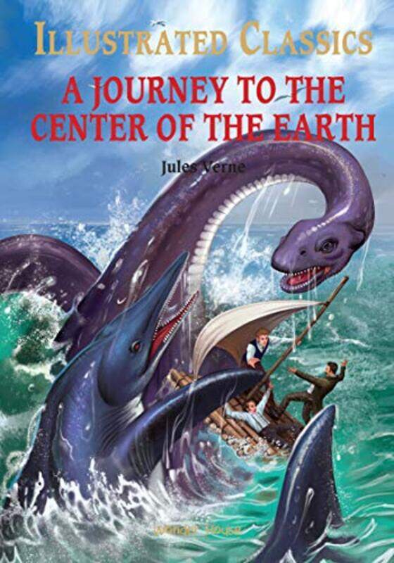 

Journey To The Center of The Earth: Illustrated Abridged Children Classics English Novel With Review Hardcover by Wonder House Books