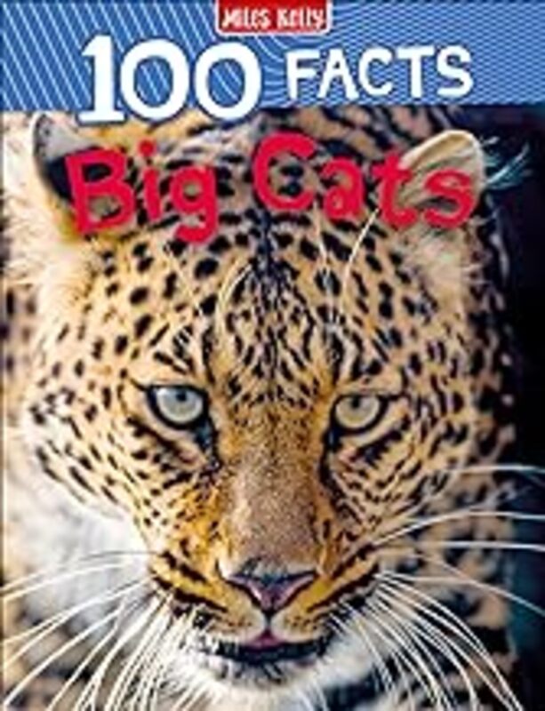 100 Facts Big Cats by Miles Kelly - Paperback