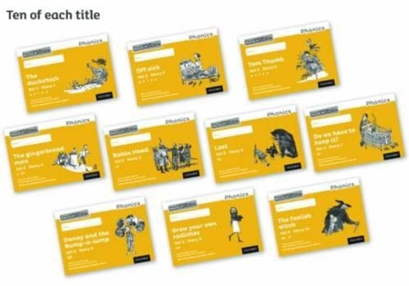 

Read Write Inc Phonics Yellow Set 5 Core Black & White Storybooks Pack of 100 by Lafcadio Hearn-Paperback