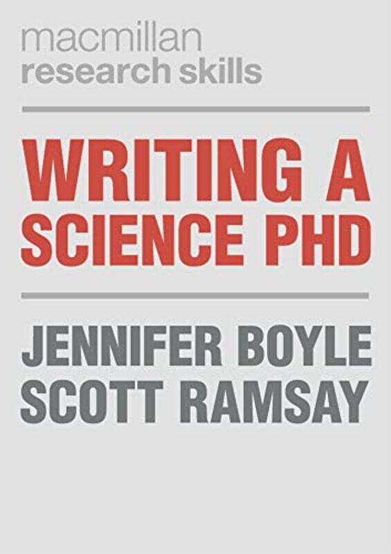 

Writing a Science PhD-Paperback