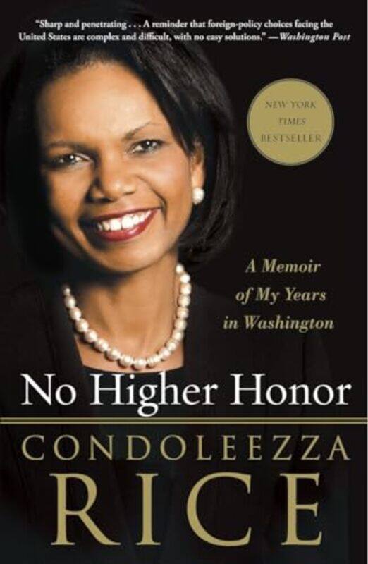 

No Higher Honor By Rice Condoleezza - Paperback