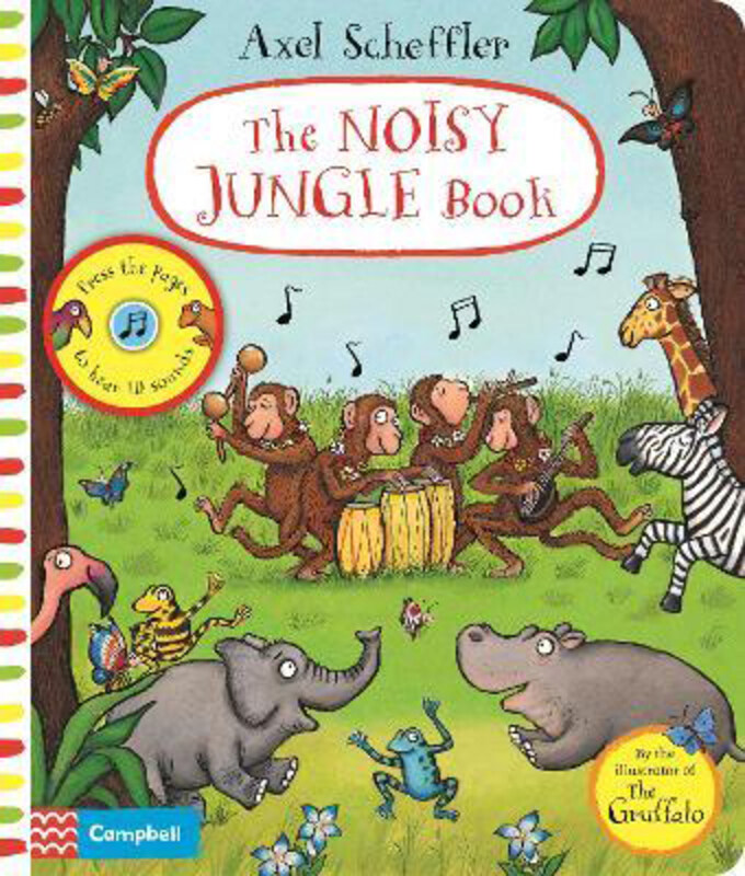 

The Noisy Jungle Book: A press-the-page sound book, Hardcover Book, By: Axel Scheffler