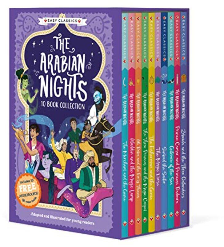 

The Arabian Nights Childrens Collection Easy Classics 10 Book Box Set By Ella Hood Paperback