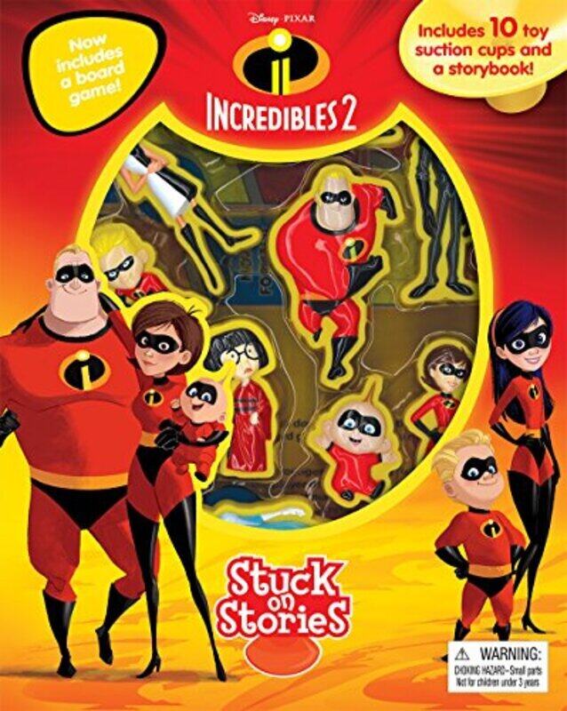 

DISNEY THE INCREDIBLES 2 STUCK ON STORIES, Board book, By: Phidal Publishing Inc.