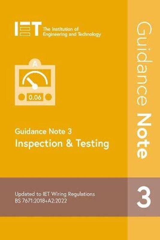 

Guidance Note 3: Inspection & Testing