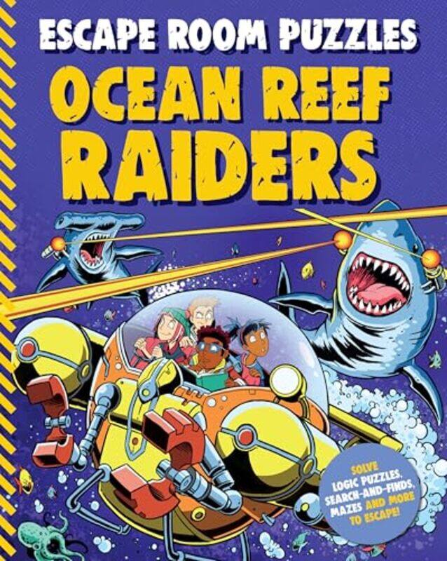 

Escape Room Puzzles Ocean Reef Raiders By Kingfisher -Paperback