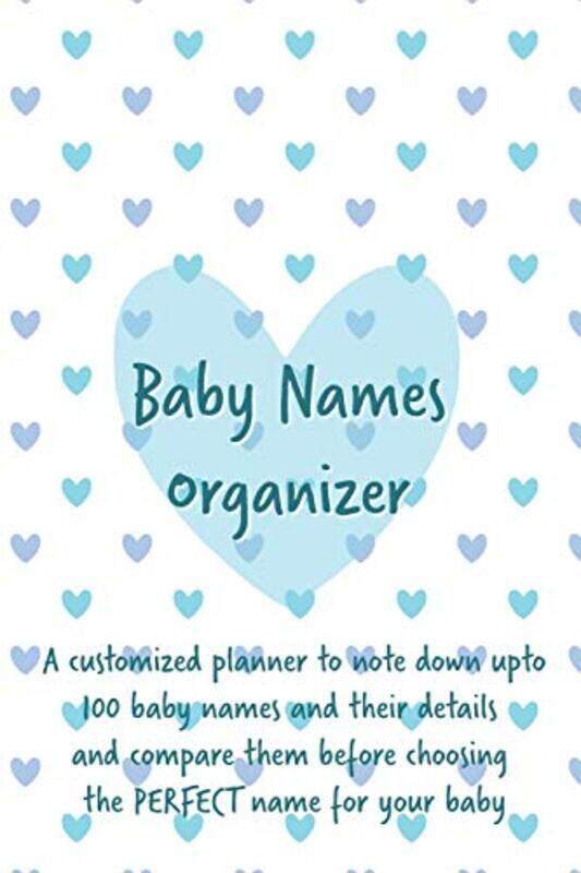 

Baby Names Organizer To Help You Choose The Right Name For Your Baby Expecting Women / Baby Shower By Designs, Laks Baby Paperback