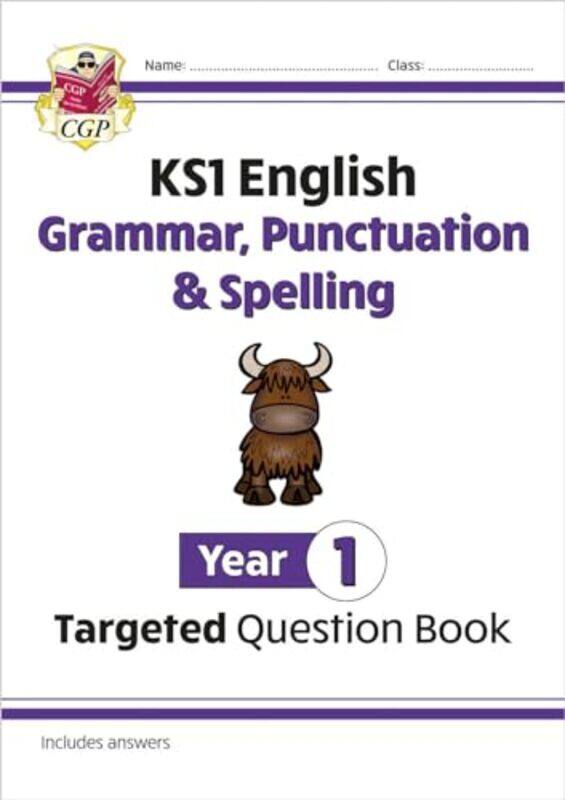 

KS1 English Year 1 Grammar Punctuation & Spelling Targeted Question Book with Answers by Collins Dictionaries-Paperback