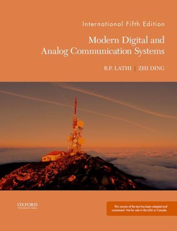 

Modern Digital And Analog Communication by BP LathiZhi Ding-Paperback