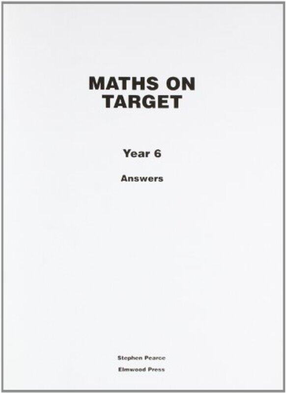 

Maths on Target Year 6 Answers by Stephen Pearce-Paperback