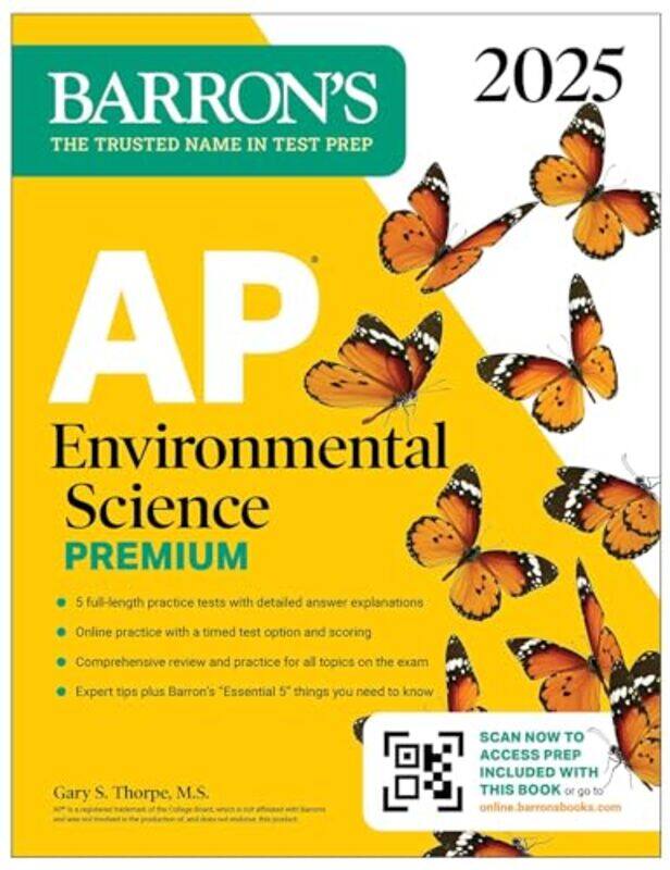 

Ap Environmental Science Premium 2025 5 Practice Tests + Comprehensive Review + Online Practice By Gary S. - Paperback