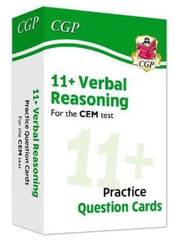 

New 11+ CEM Verbal Reasoning Practice Question Cards - Ages 10-11,Paperback,ByBooks, CGP - Books, CGP