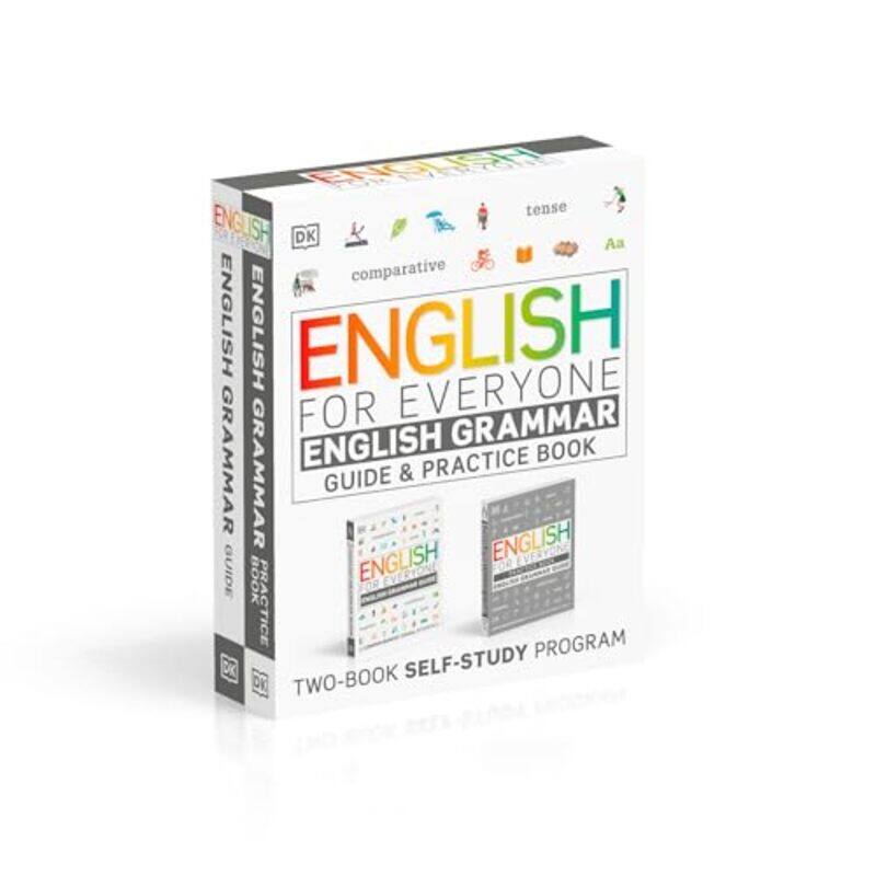

English For Everyone English Grammar Guide And Practice Book Grammar Box Set,Paperback By DK