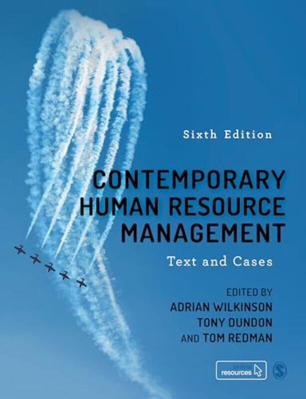 

Contemporary Human Resource Management by Adrian WilkinsonTony Dundon-Paperback