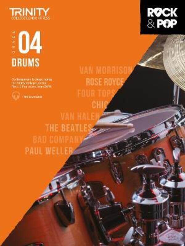 

Trinity College London Rock & Pop 2018 Drums Grade 4,Paperback, By:Trinity