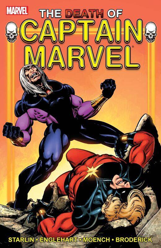 

The Death Of Captain Marvel, Paperback Book, By: Jim Starlin - Steve Englehart - Doug Moench