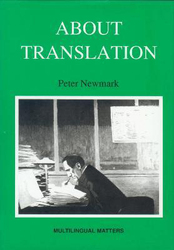 About Translation, Paperback Book, By: Peter Newmark