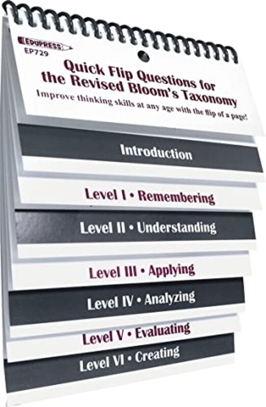 Quick Flip Questions For The Revised Bloom Taxonomy By Barton, Linda G - Paperback